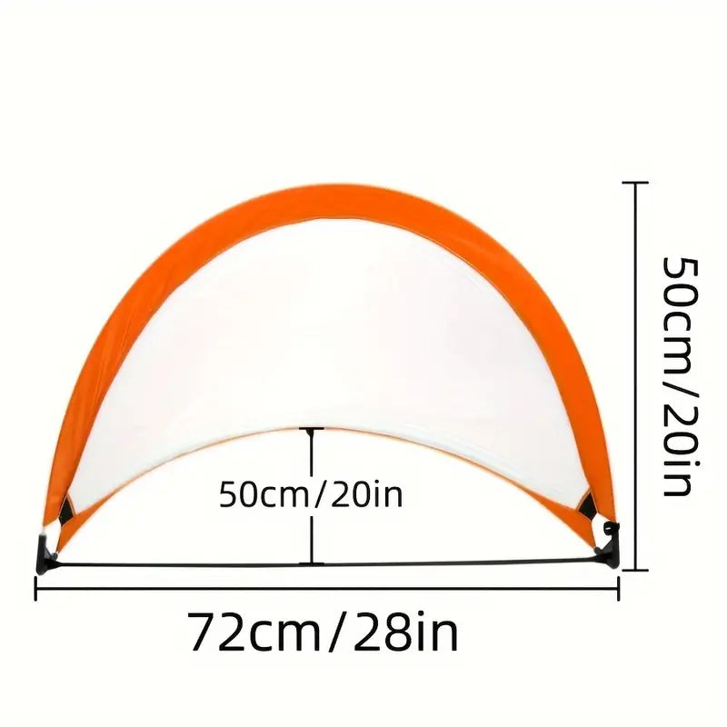 Portable Pop-Up Soccer Goals with Storage Bag