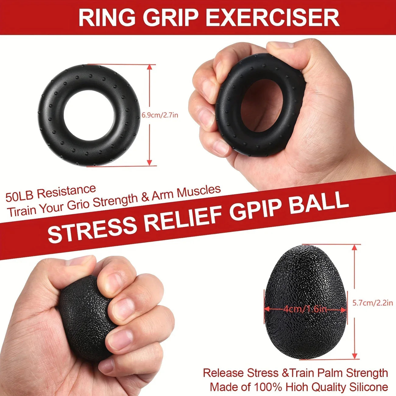 5-in-1 Hand Grip Strength Trainer Ki