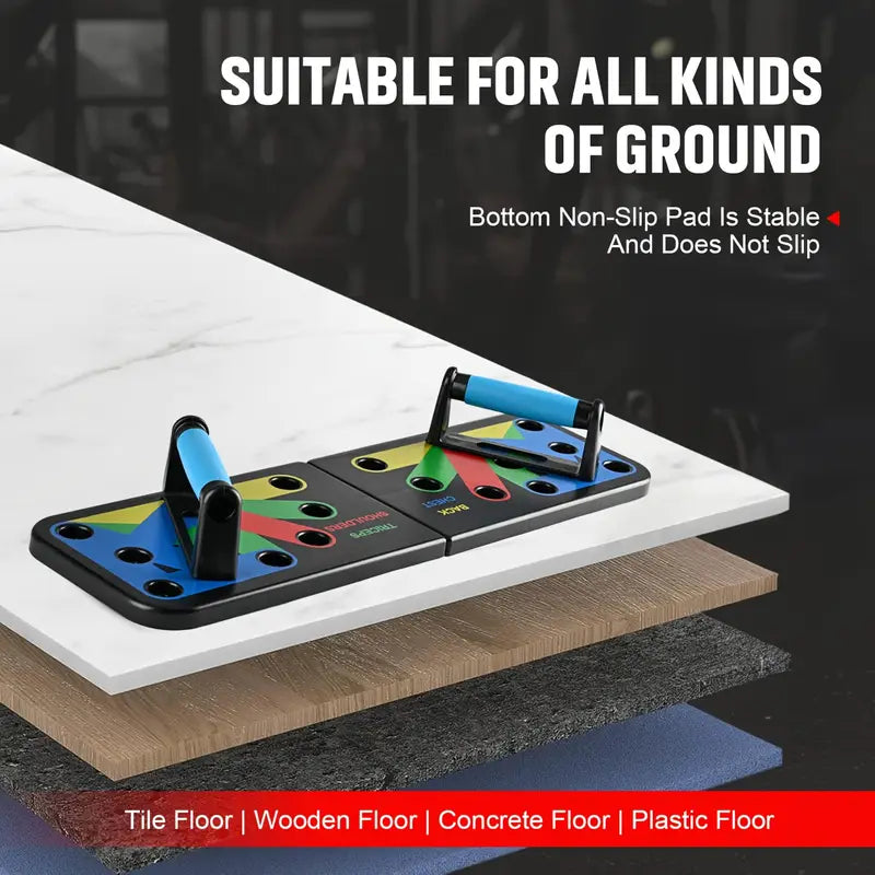 Foldable Multi-Functional Push-Up Board