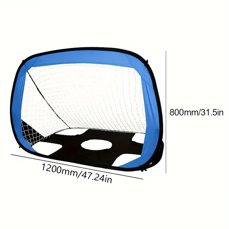 Portable Folding Soccer Goal with Target Practice