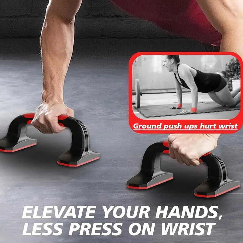 Non-Slip Push-Up Bars – ABS Handles
