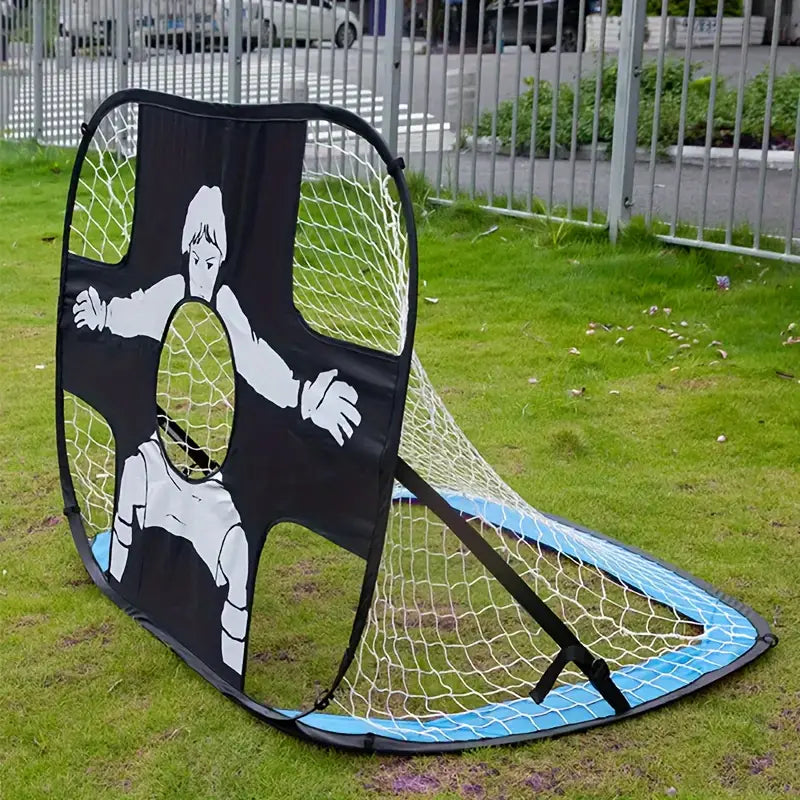 Portable Folding Soccer Goal with Target Practice