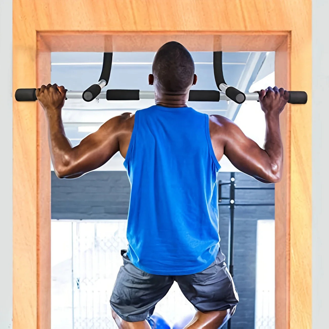 Multi-Grip Doorway Pull-Up Bar