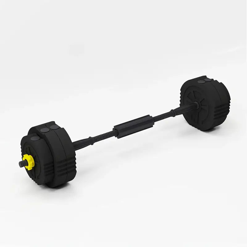 Adjustable 55LB Dumbbell & Barbell Set