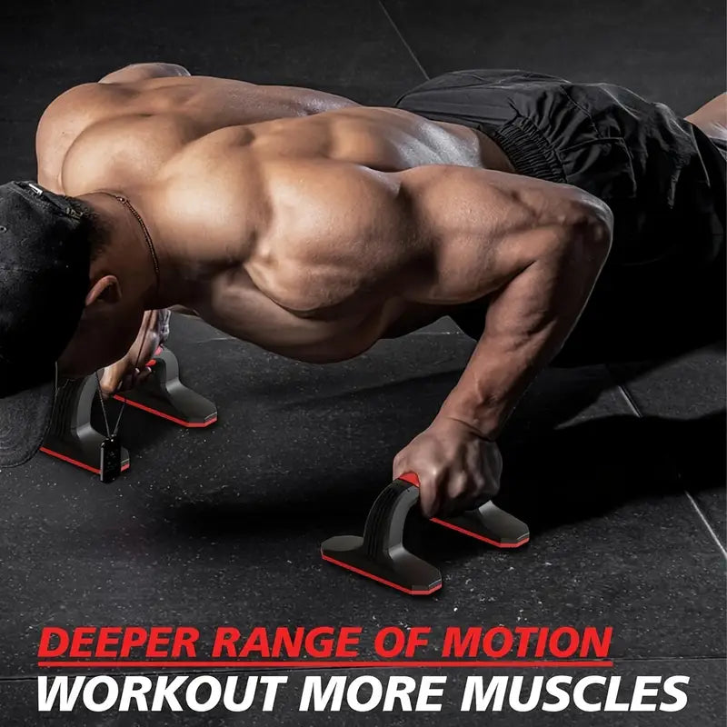 Non-Slip Push-Up Bars – ABS Handles