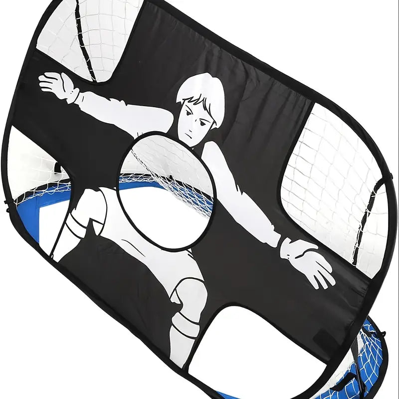Portable Folding Soccer Goal with Target Practice
