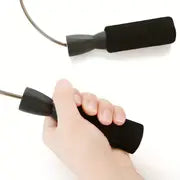 Adjustable 259cm Jump Rope with Steel Cable & Ball Bearings - Durable PVC Coating for Speed Training, Boxing, and Fitness