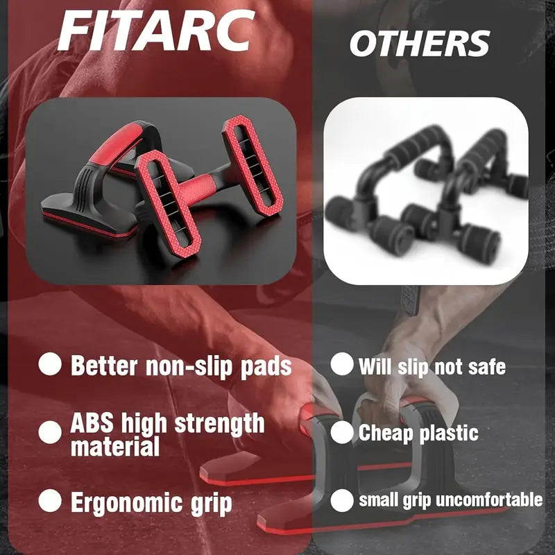 Non-Slip Push-Up Bars – ABS Handles