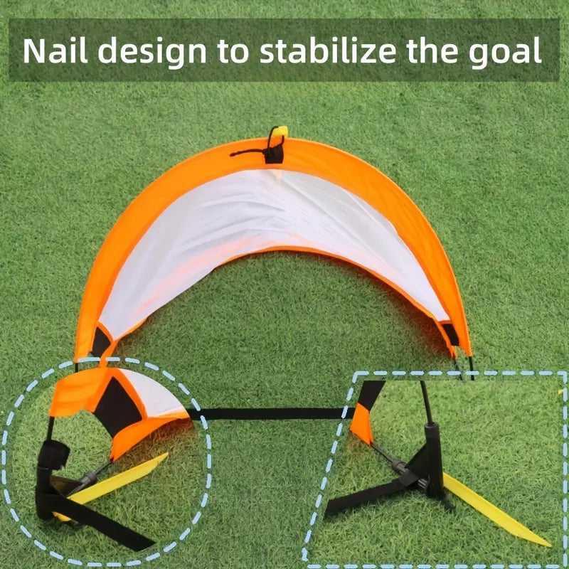 Portable Pop-Up Soccer Goals with Storage Bag