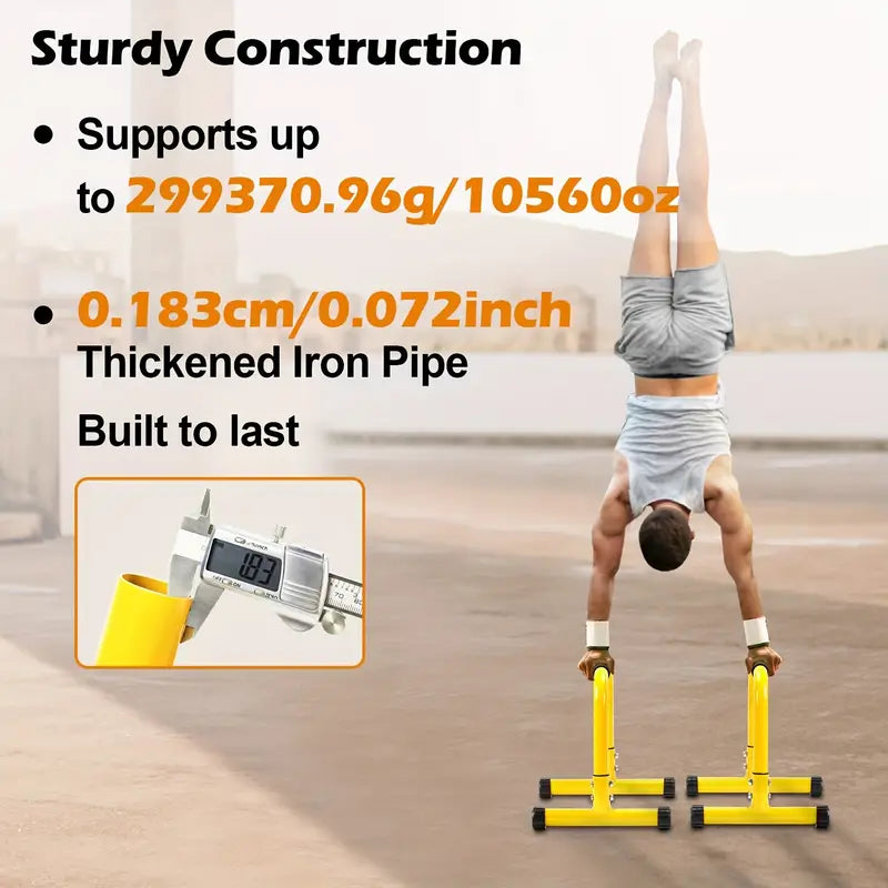 Heavy-Duty 14in Push-Up Bars