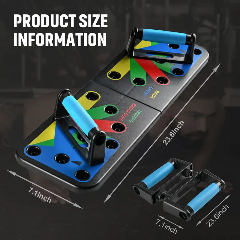 Foldable Multi-Functional Push-Up Board